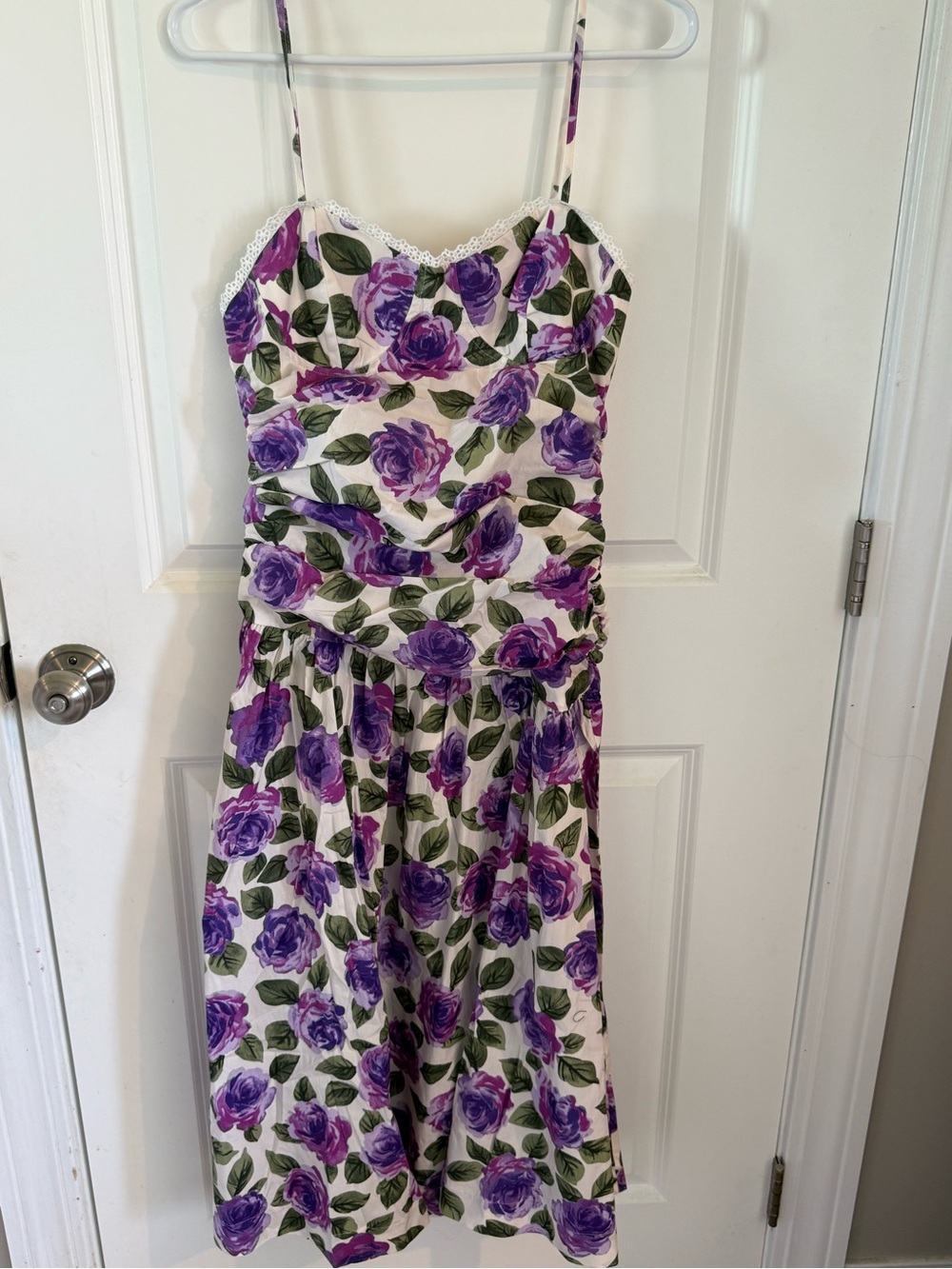 NWT Maeve Cotton Printed Midi Dress